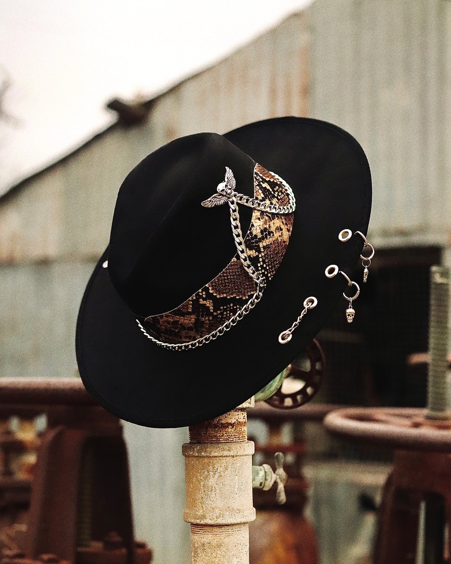 Western Fedora "Death Valley" in Onyx