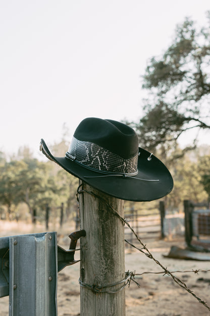 Cowboy Texana "Ace-High" in Raven Black