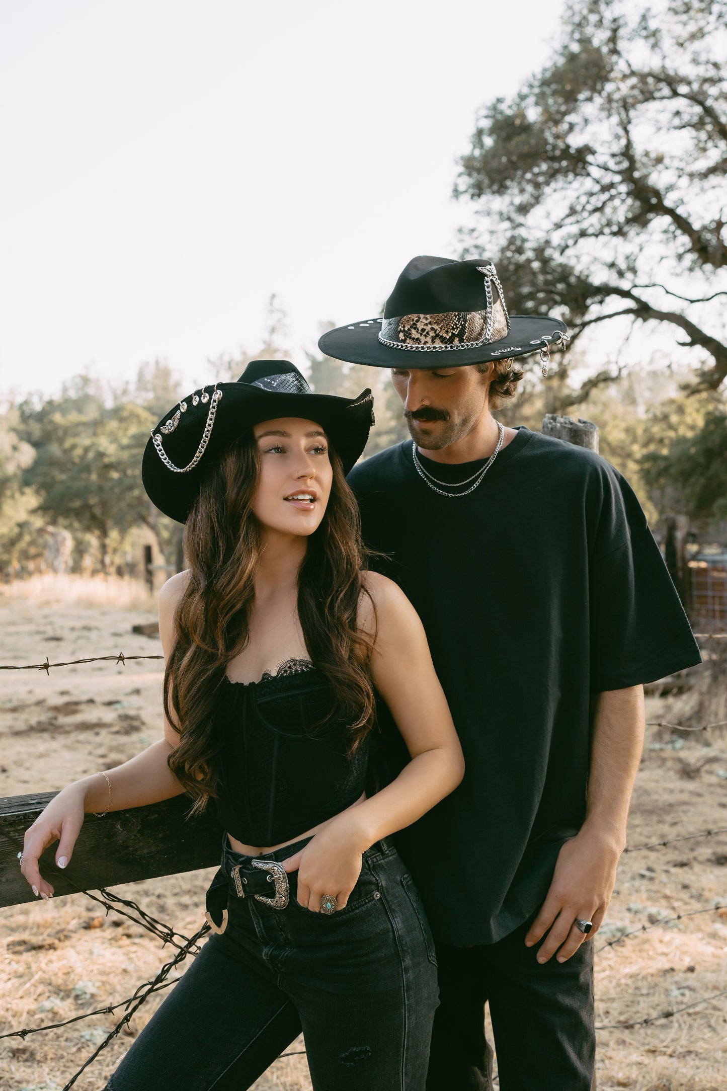 Western Fedora "Death Valley" in Onyx