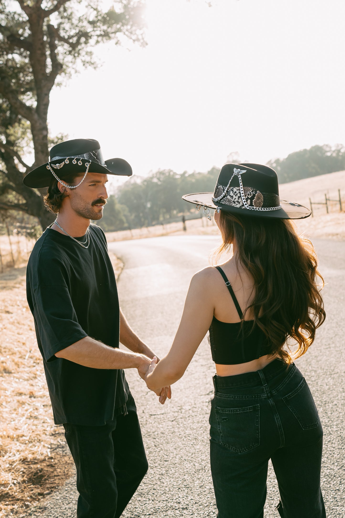 Western Fedora "Death Valley" in Onyx