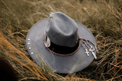 Western Fedora "Desperado" in Ash