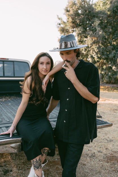 Western Fedora "Desperado" in Ash