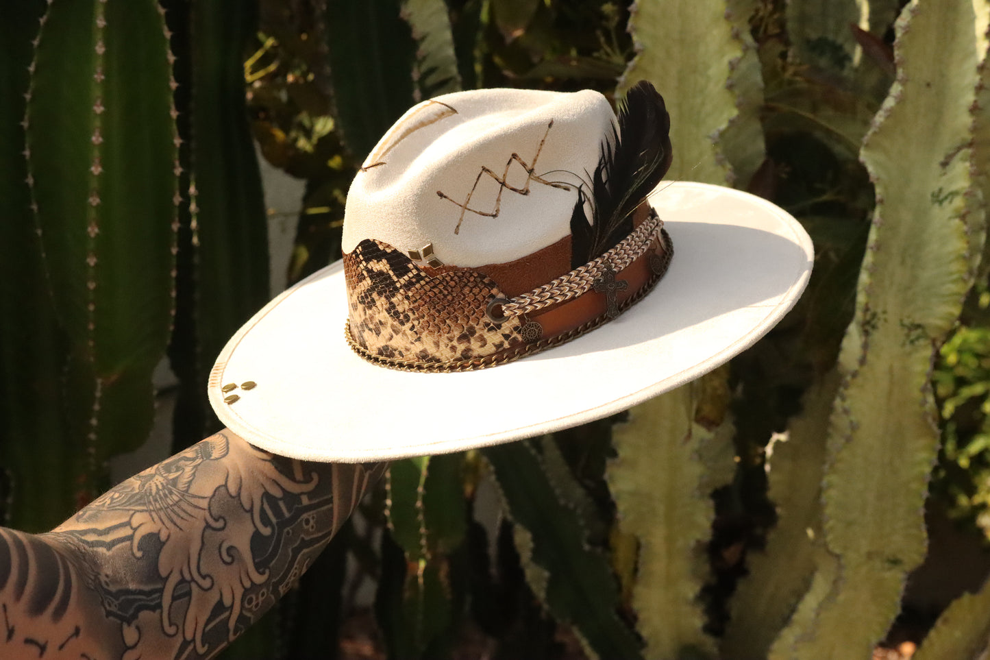 Western Fedora "Sidewinder" in Desert Sand